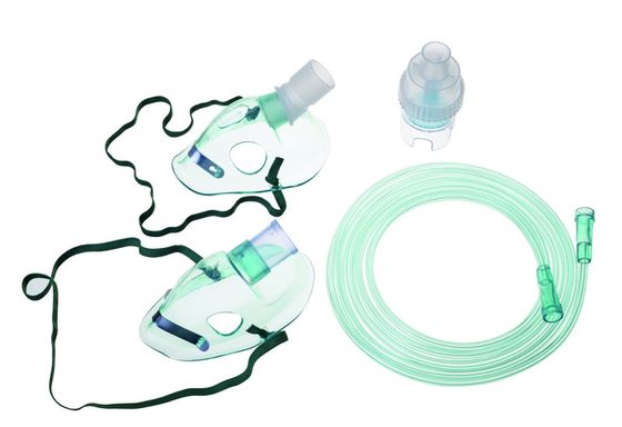 Uzatılmış Ventilatör Nebulizer Kit Çocuk Nebulizer Maskesi XL ISO13485