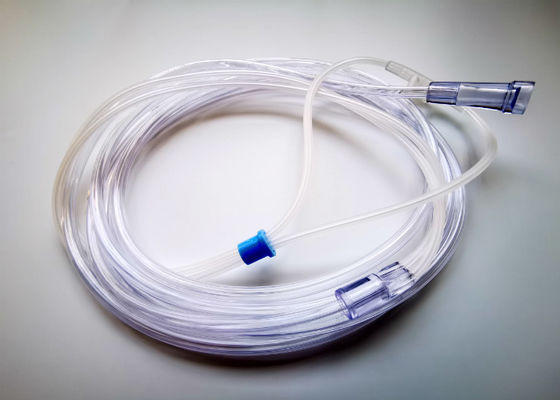 2.1m PVC Düşük Akışlı Burun Kanülü Tüp Düz Oksijen