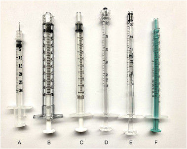Luer Slip Tek Kullanımlık Steril Şırınga Üç Parçalı 10 Ml 20 Ml İğnesiz