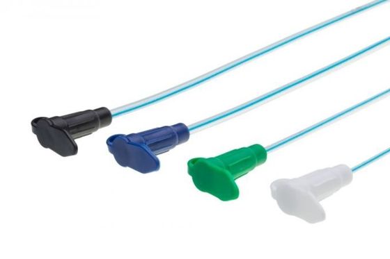 Medikal 4-22FR PVC Besleme Tüpü Çok Renkli İşaretli Tek Kullanımlık Dikdörtgen Tüp