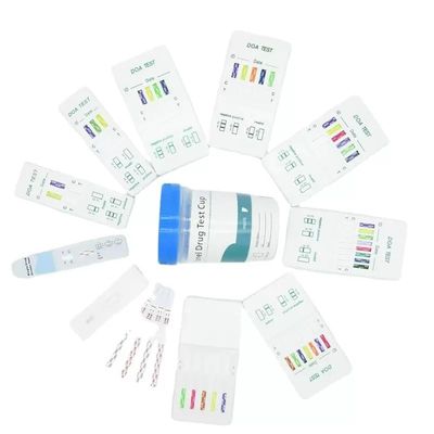 DOA Hızlı Kötüye Kullanım 10 Panel İdrar Daldırma Anında Uyuşturucu Testi Kötüye Kullanım Test Şeridi
