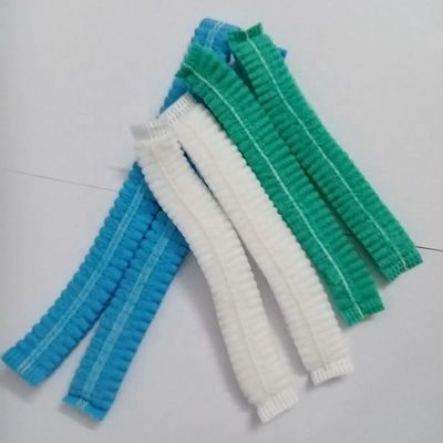 Tek kullanımlık dokunulmamış cerrahi hemşire şapkası Elastisite tıbbi cerrahi şapkalar