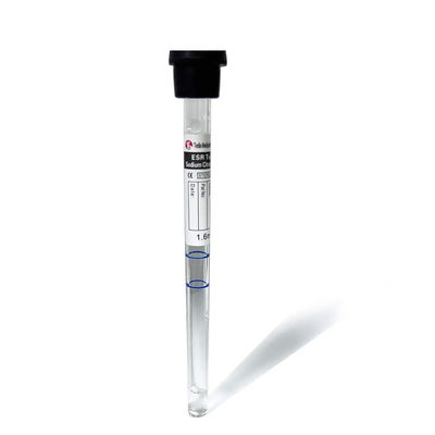 2ml Sterilize Vakum Kan Toplama ESR Tüp Tek kullanımlık tıbbi ürünler