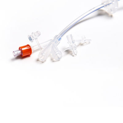 Hastane İçin Tek Kullanımlık Fr12-Fr24 Pürüzsüz Yumuşak Tıbbi Sınıf Silikon Gastrostomi Tüp Kiti