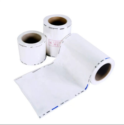 200mm*100mm Tyvek 2FS/1059B/1073B tıbbi steril tyvek torbaları plazma sterilizasyonu için rulolar